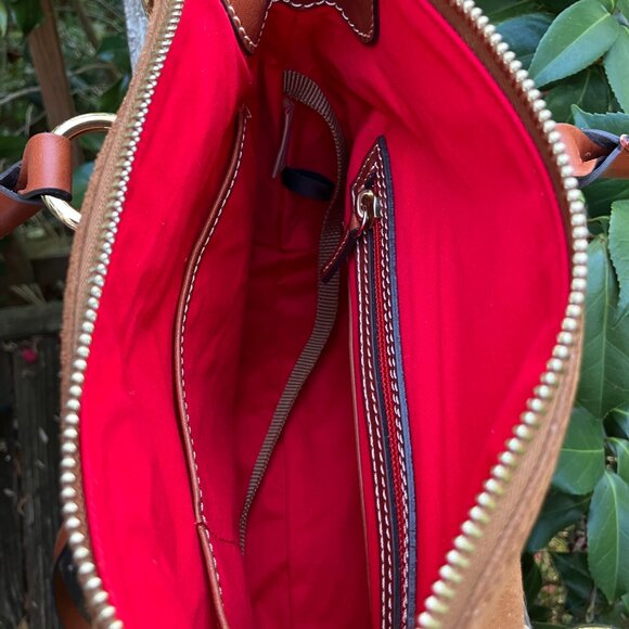 Dooney + Bourke Suede Satchel - Picture 4 of 5